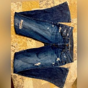 Joe’s Distressed Skinny Micro Flare Jeans